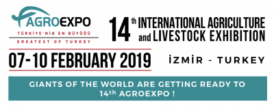 Agroexpo International Agriculture and Livestock Fair in Izmir Turkey 2019 2 07 2019 2 10